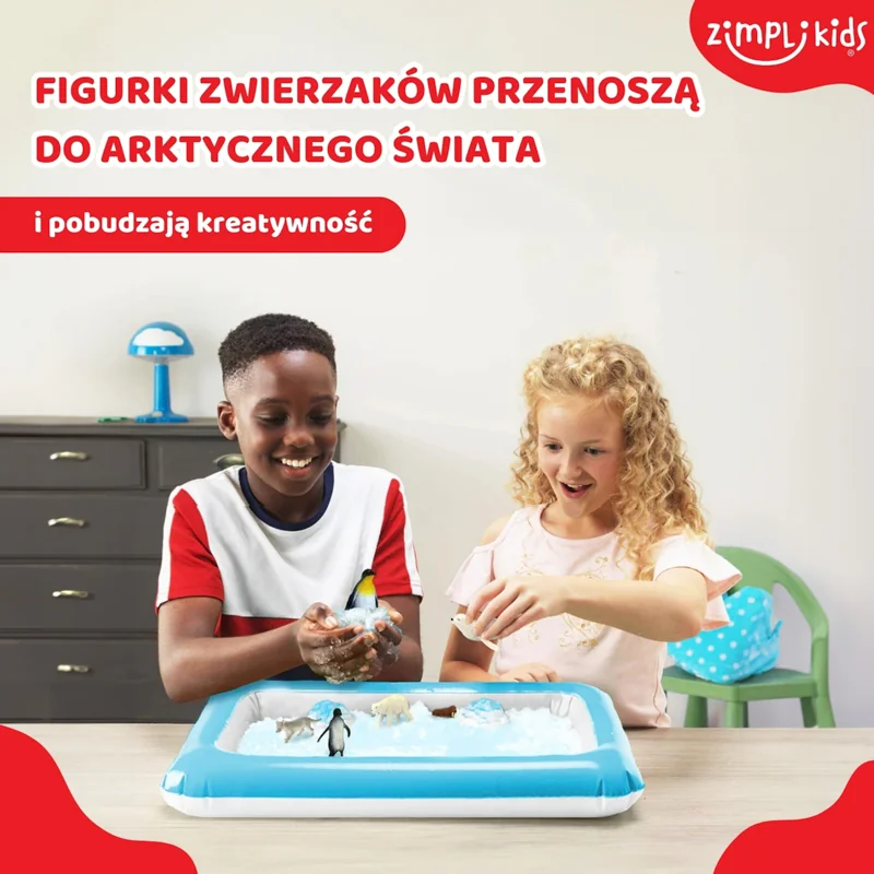 Zimpli Kids Sno Adventures zestaw do tworzenia śniegu z figurkami i tacą