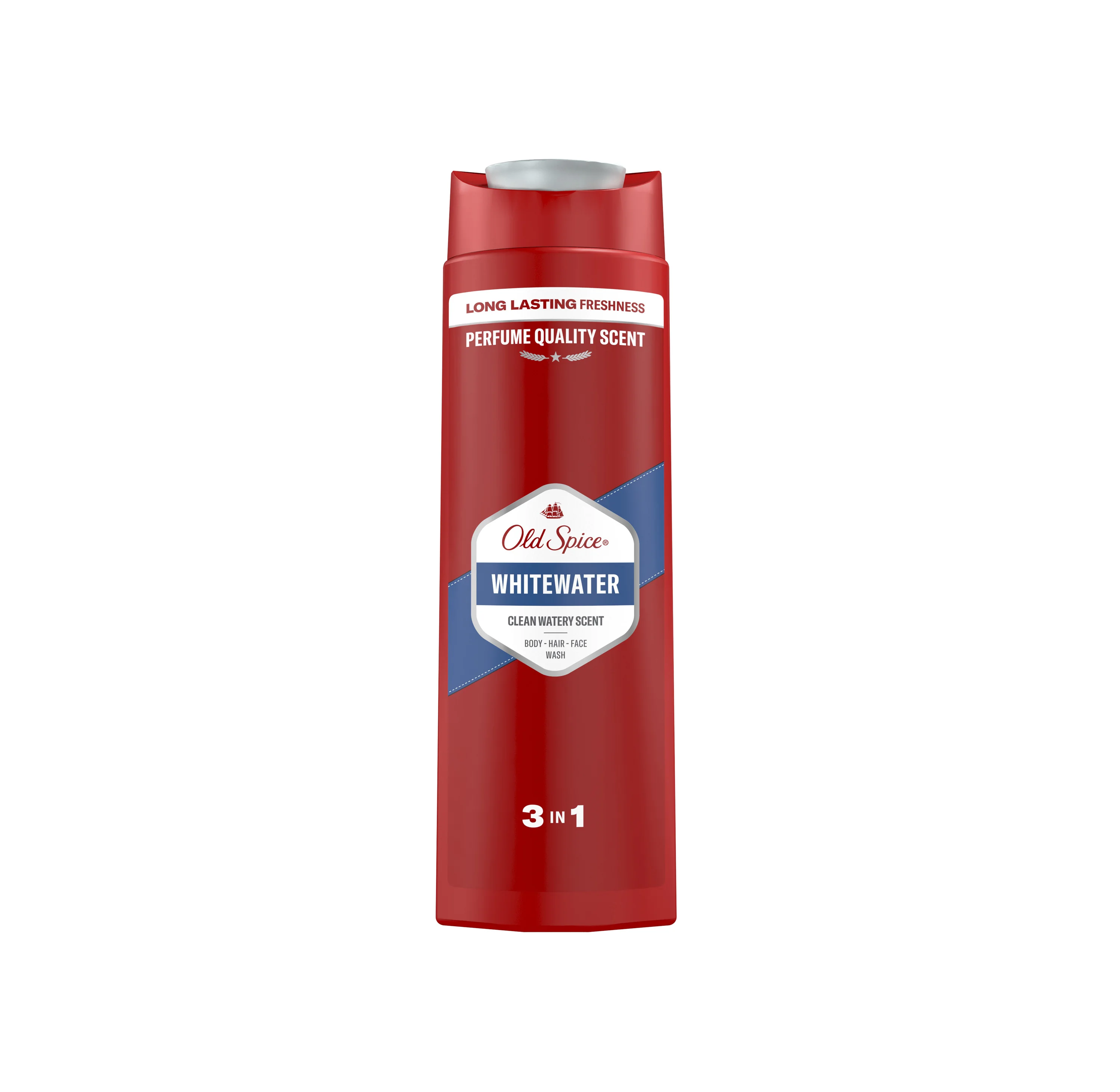 Old Spice Whitewater płyn do kąpieli, żel pod prysznic i szampon 3w1, 400 ml