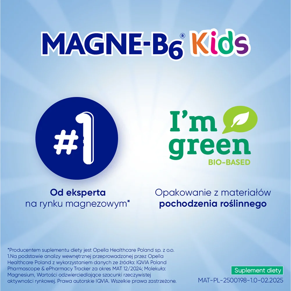 Magne B6 Kids 30 tabletek do żucia
