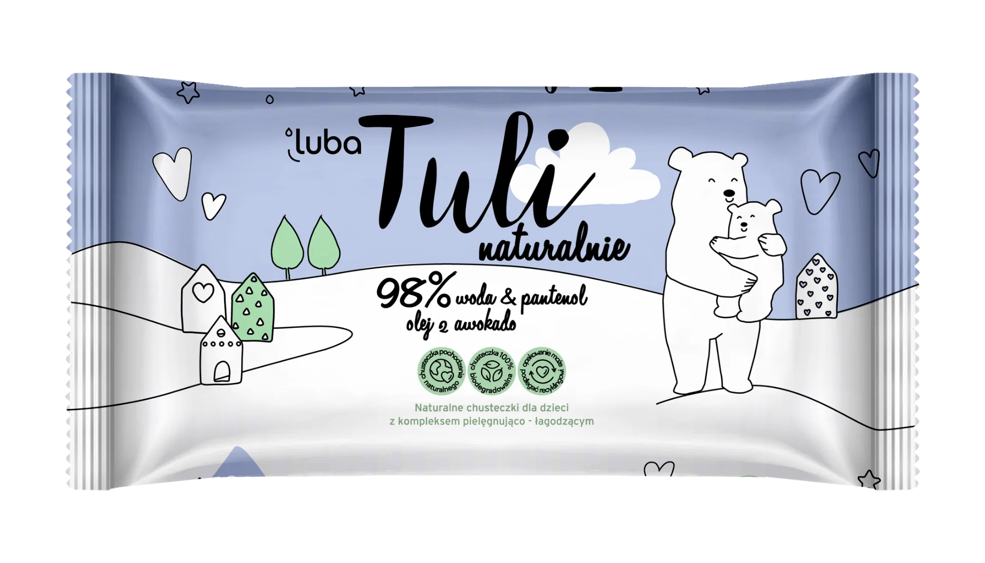 Luba Tuli nawilżane chusteczki dla dzieci, 50 sztuk