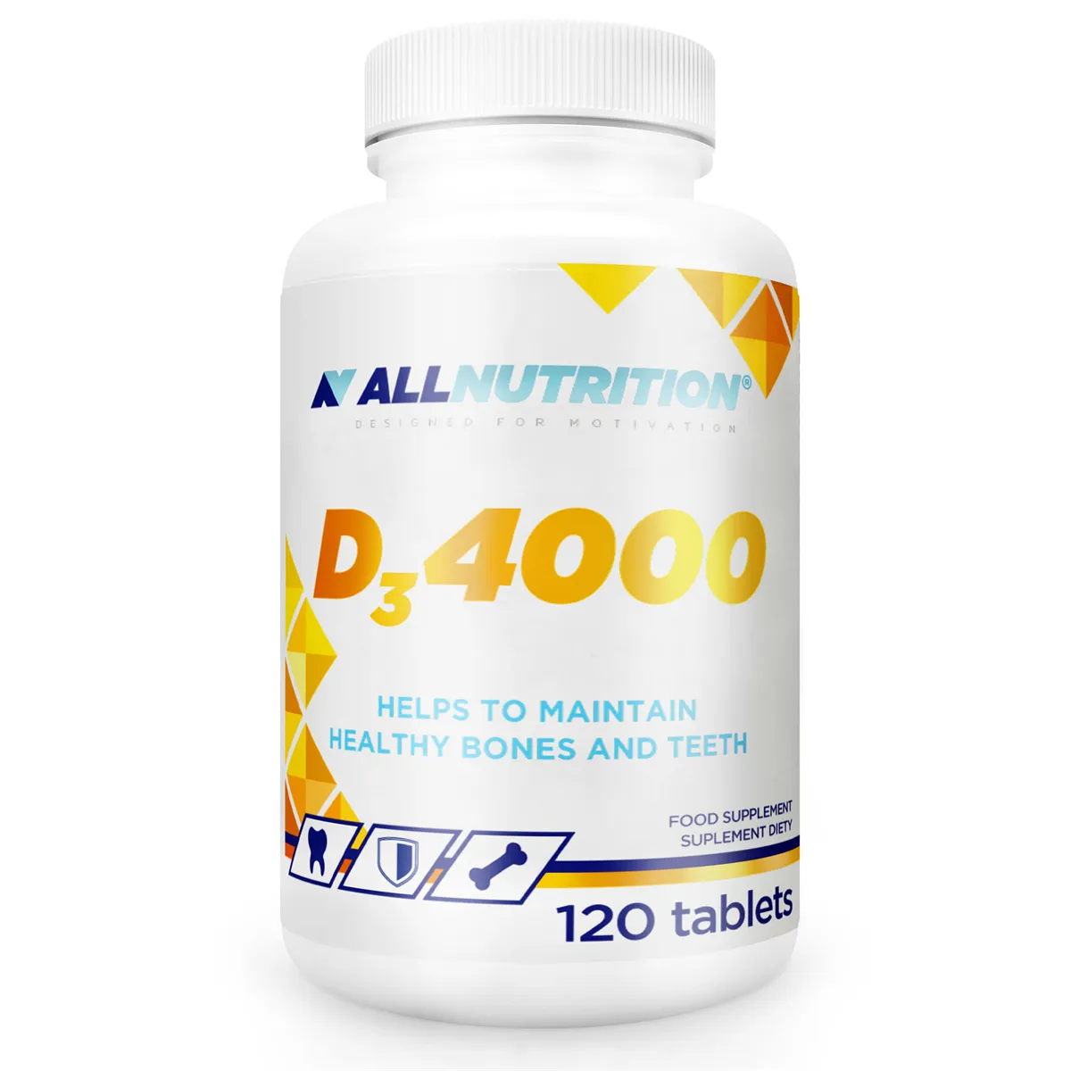 Allnutrition D3 4000, suplement diety, 120 tabletek
