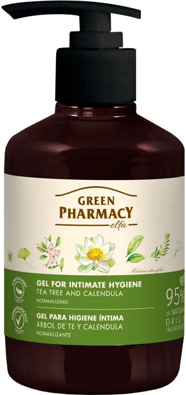 Green Pharmacy drzewo herbaciane i nagietek lekarski żel do higieny intymnej, 370 ml