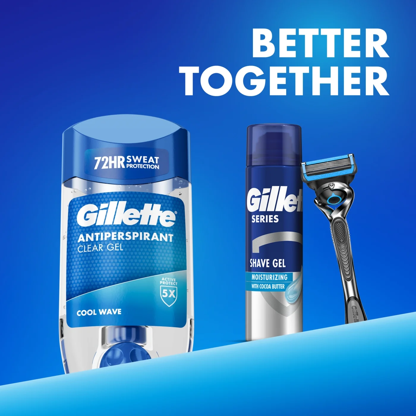 Gillette Cool Wave antyperspirant w żelu, 70 ml