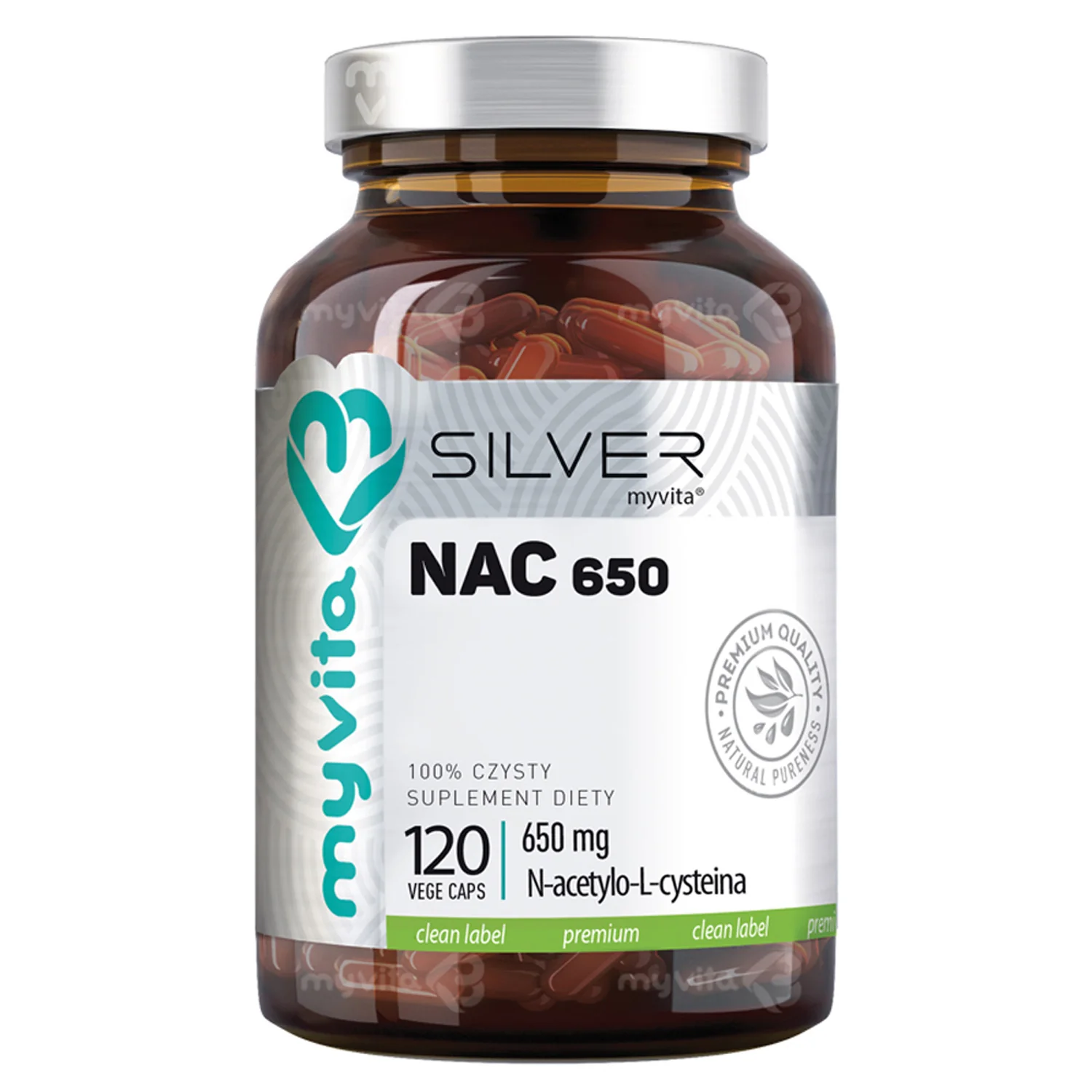 MyVita Silver NAC 650 120 kapsułek