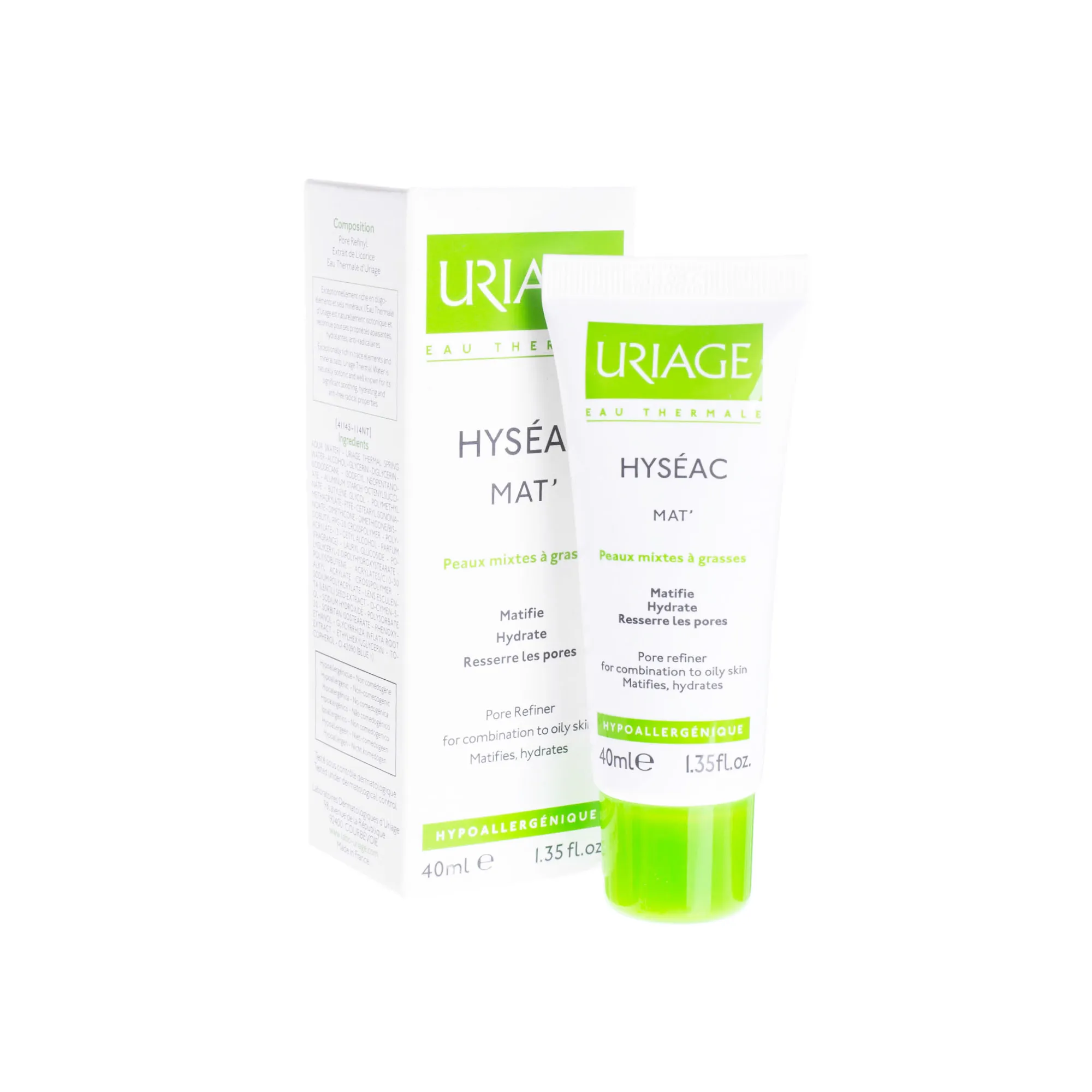 Uriage Hyseac MAT - krem przeznaczony do skóry mieszanej i tłustej, 40 ml 