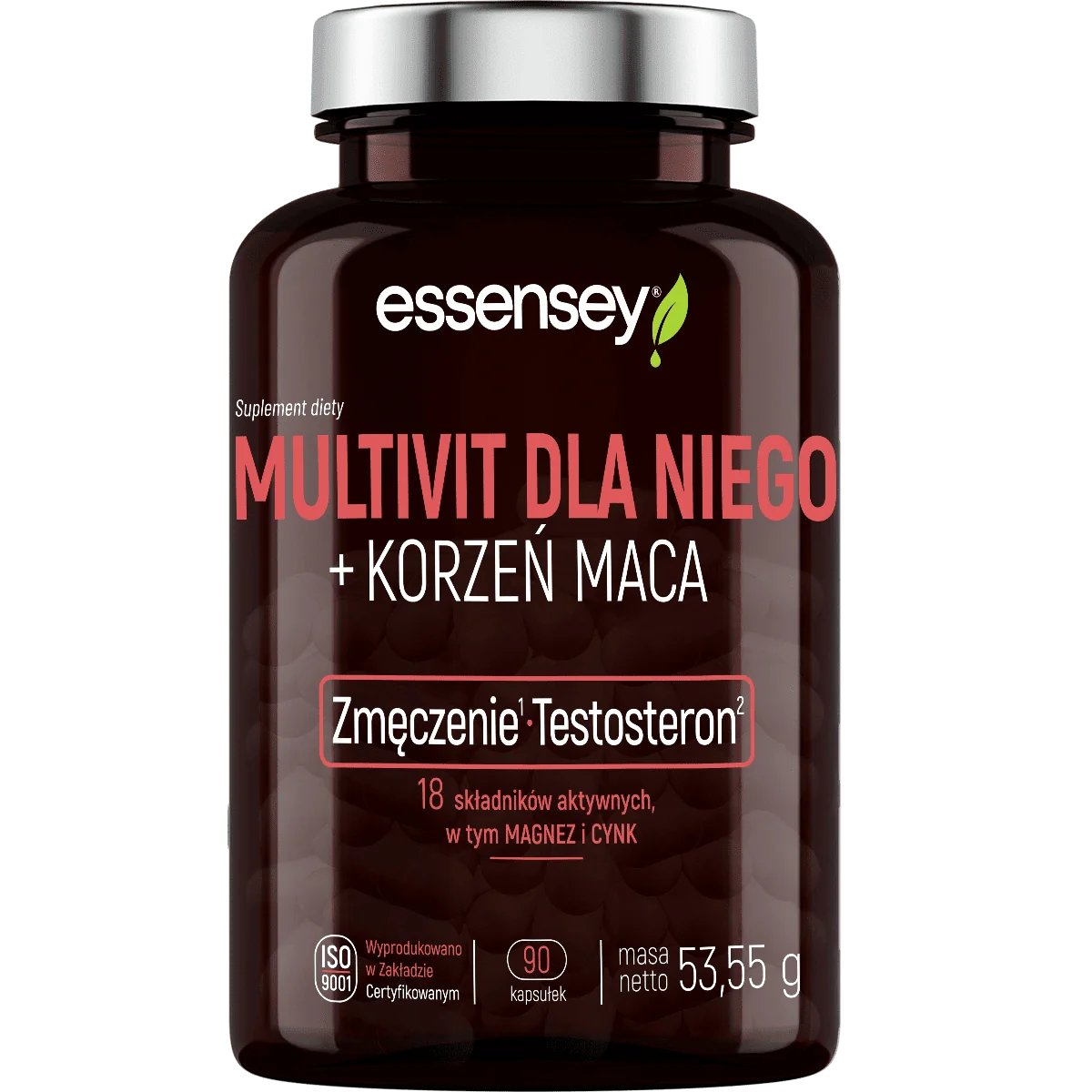 Essensey Multivit dla Niego + Korzeń Maca 90 kapsułek
