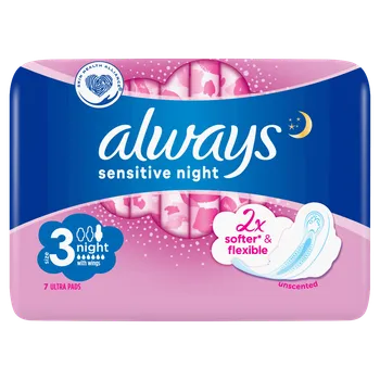 Always Ultra Night Sensitive, podpaski, 7 sztuk 