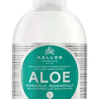Kallos, nawilżająco regenerujący szampon do włosów z ekstraktem z aloesu, Aloe, 1000 ml