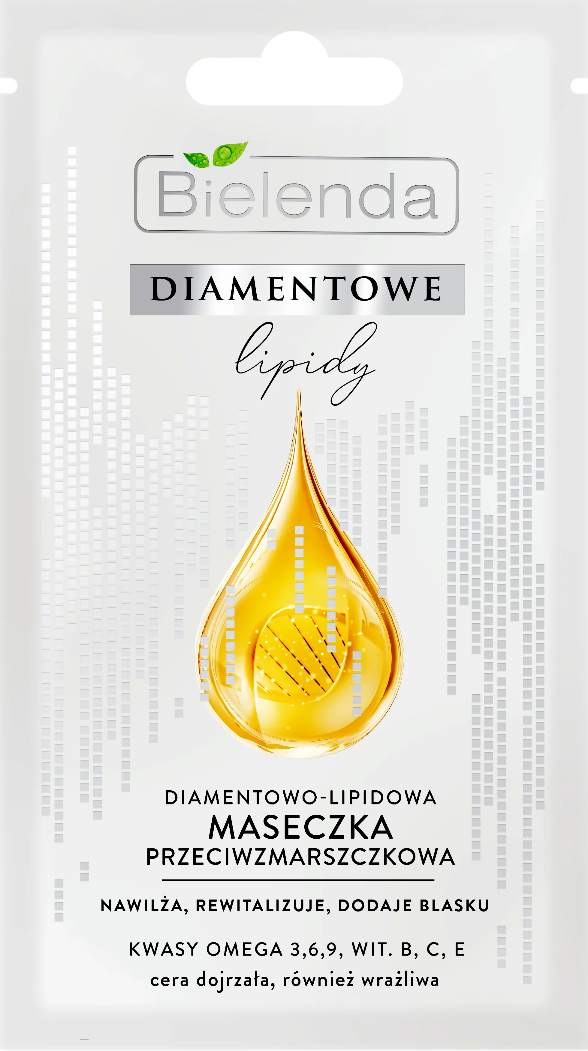 Bielenda Diamentowe Lipidy lipidowa maseczka przeciwzmarszczkowa, 8 g