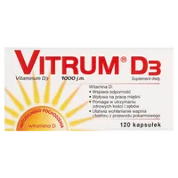 Vitrum D3, suplement diety, 120 kaps