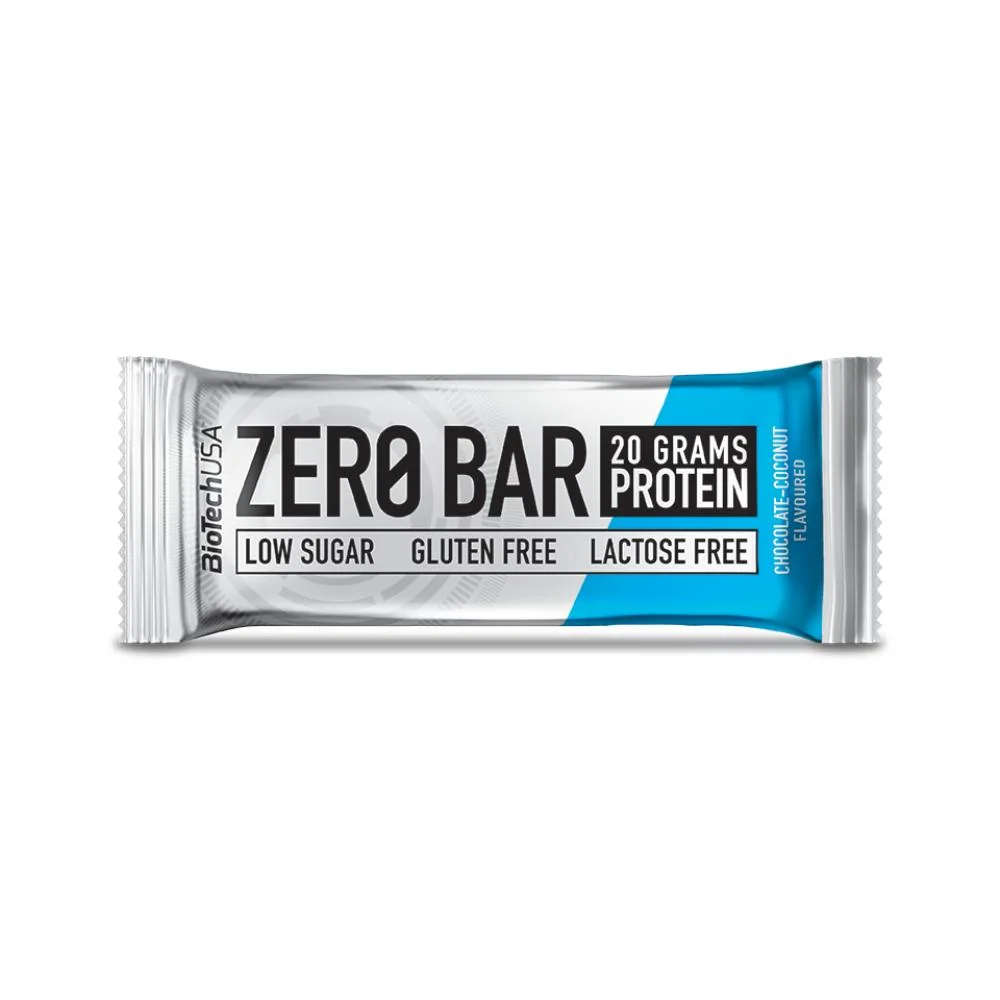 BioTechUSA Zero Bar baton proteinowy o smaku czekolady i kokosa, 50 g