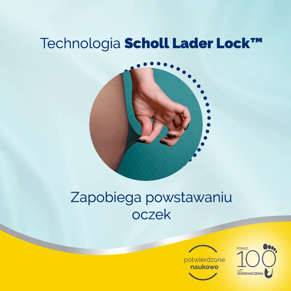 Scholl Light Legs, rajstopy uciskowe 60 DEN czarne, rozmiar S, 1 para 