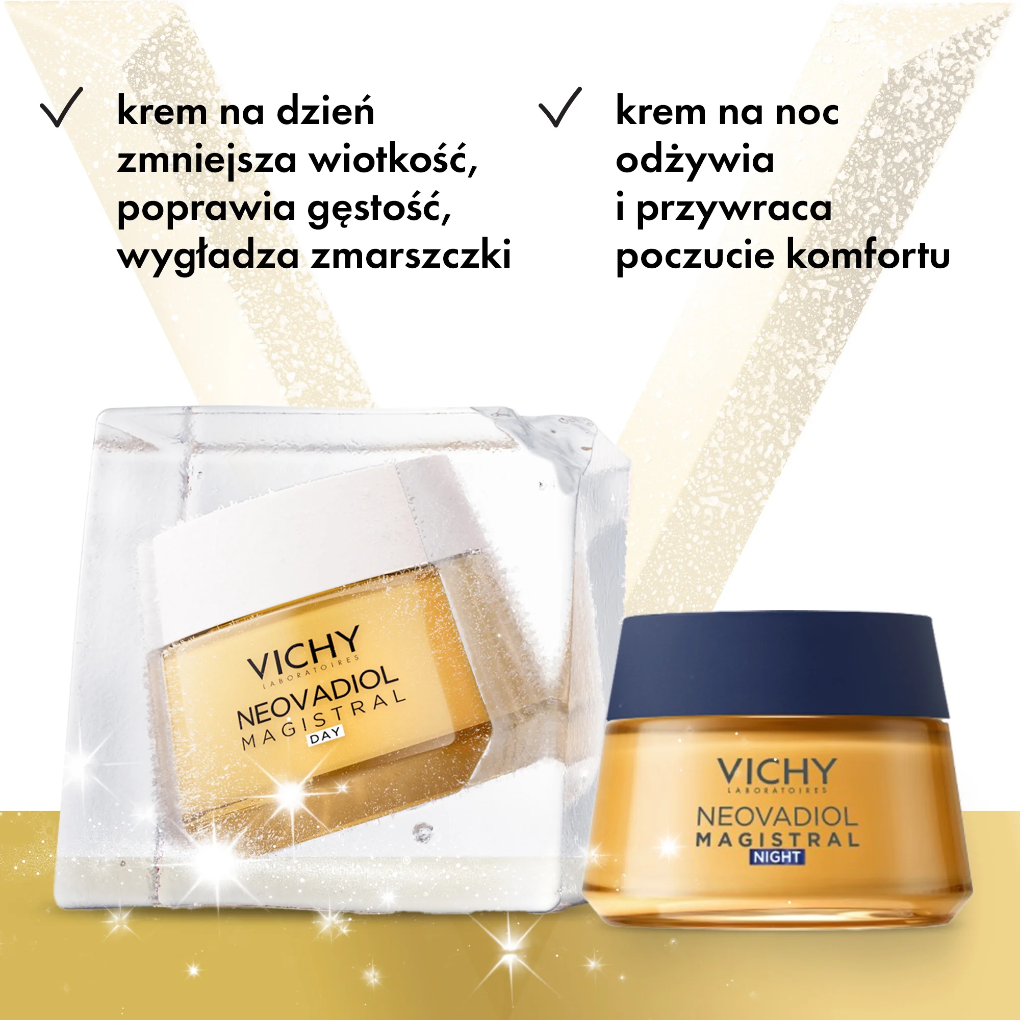 Vichy Neovadiol Magistral XMass25 Zestaw krem na dzień, 50 ml + serum na dzień i na noc, 50 ml
