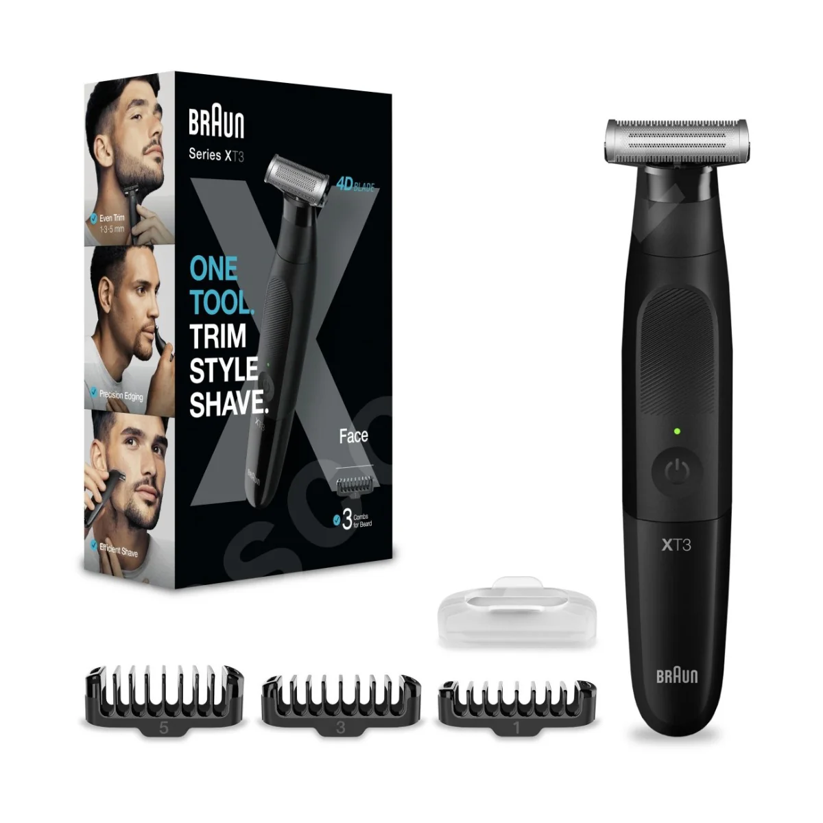 Braun Series X XT3100 trymer do brody i twarzy, 1 sztuka