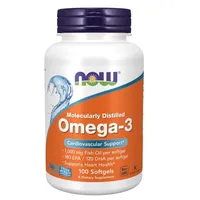 Now Foods Omega-3, suplement diety, 100 kapsułek