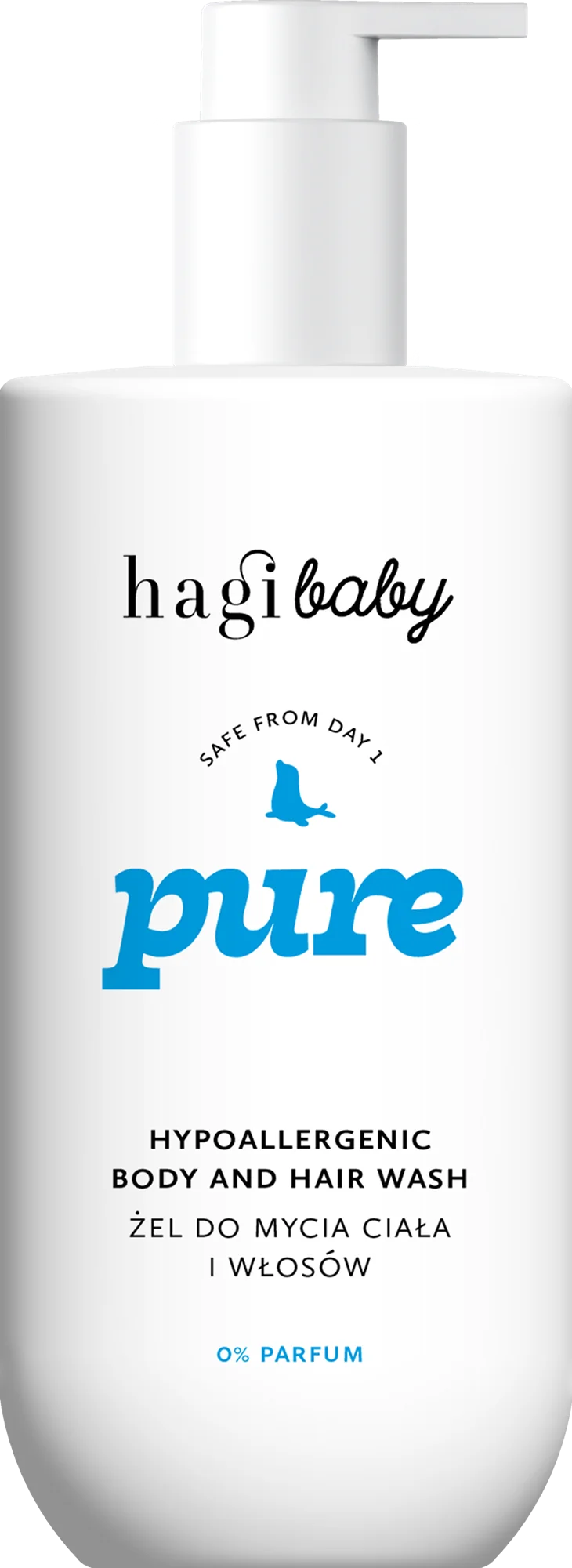 Hagi Baby Pure hipoalergiczny żel do mycia ciała i włosów dla dzieci, 300 ml