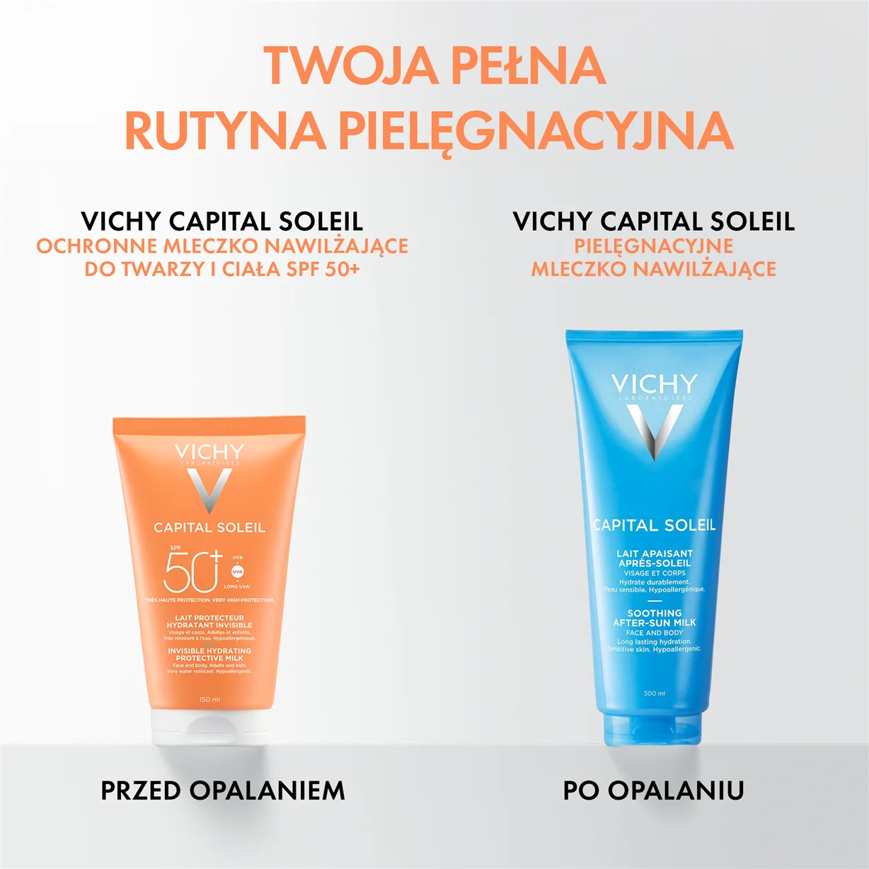 Vichy Capital Soleil nawilżające mleczko ochronne do ciała SPF 50, 150 ml