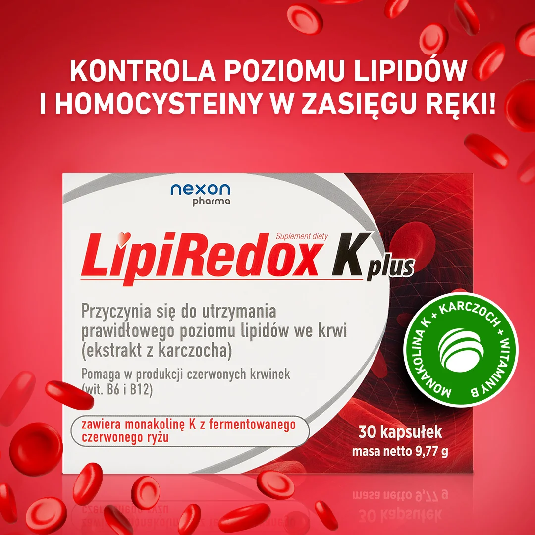 Lipiredox K plus 30 kapsułek