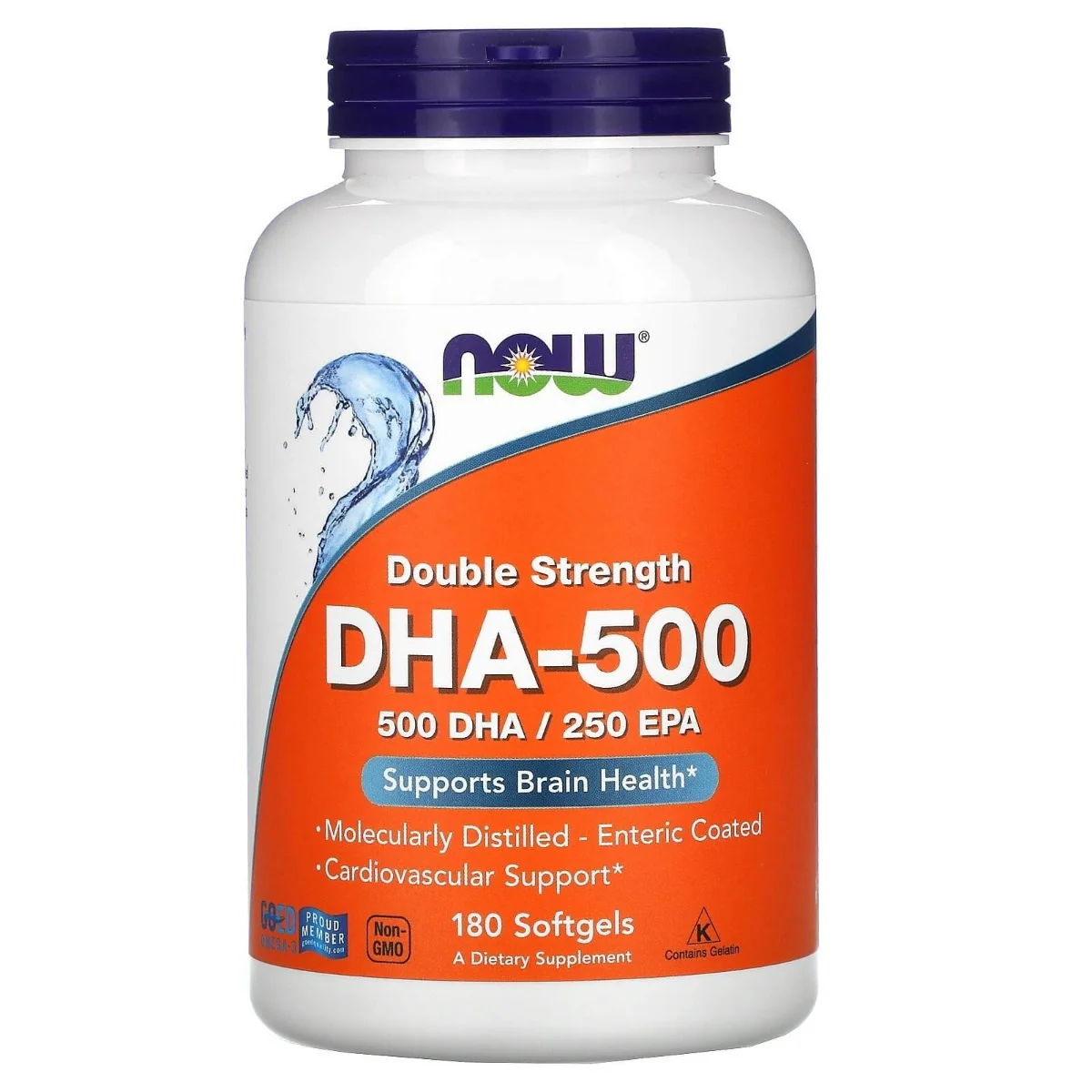 Now Foods DHA 500 mg 90 kapsułek
