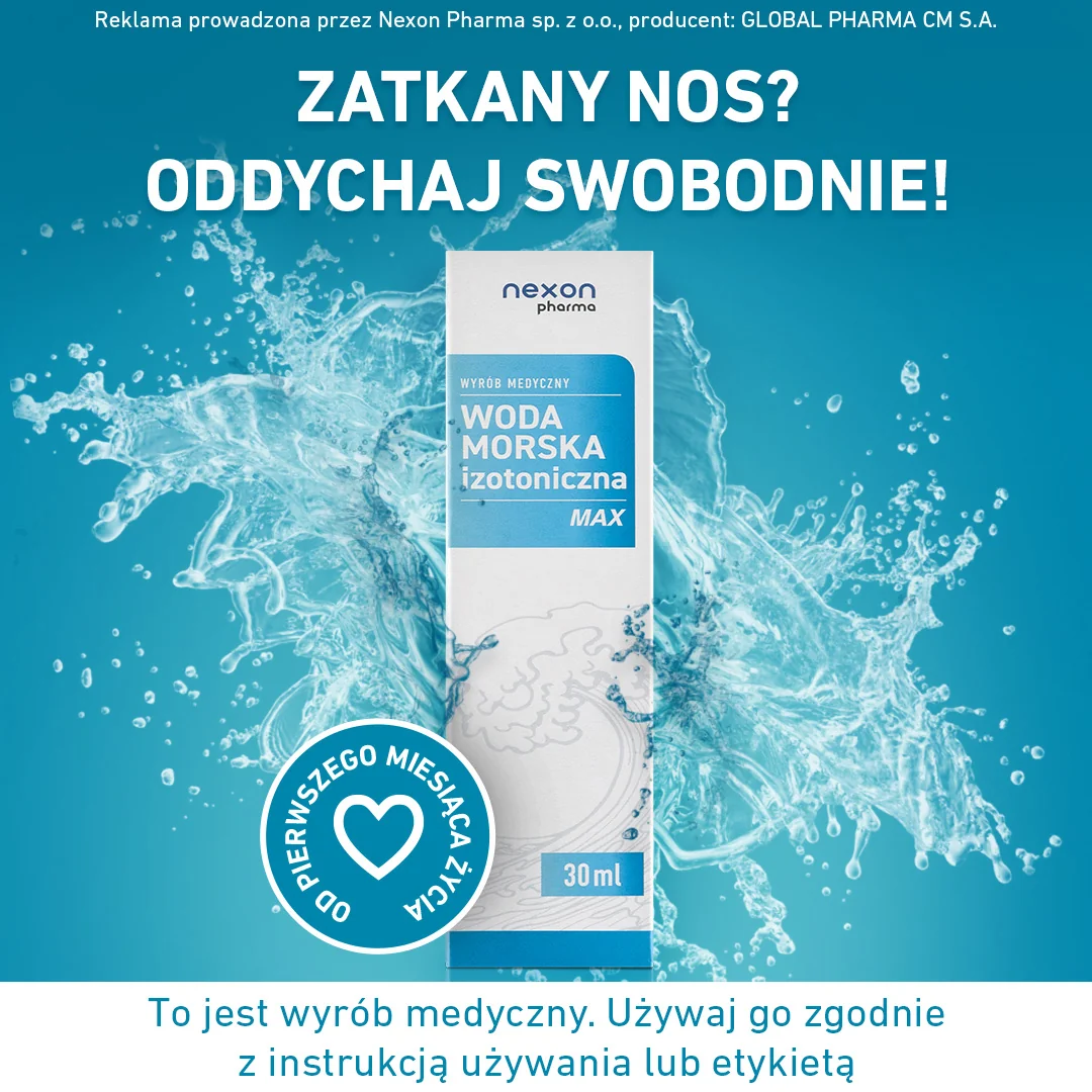 Nexon Pharma MAX woda morska izotoniczna, 30 ml