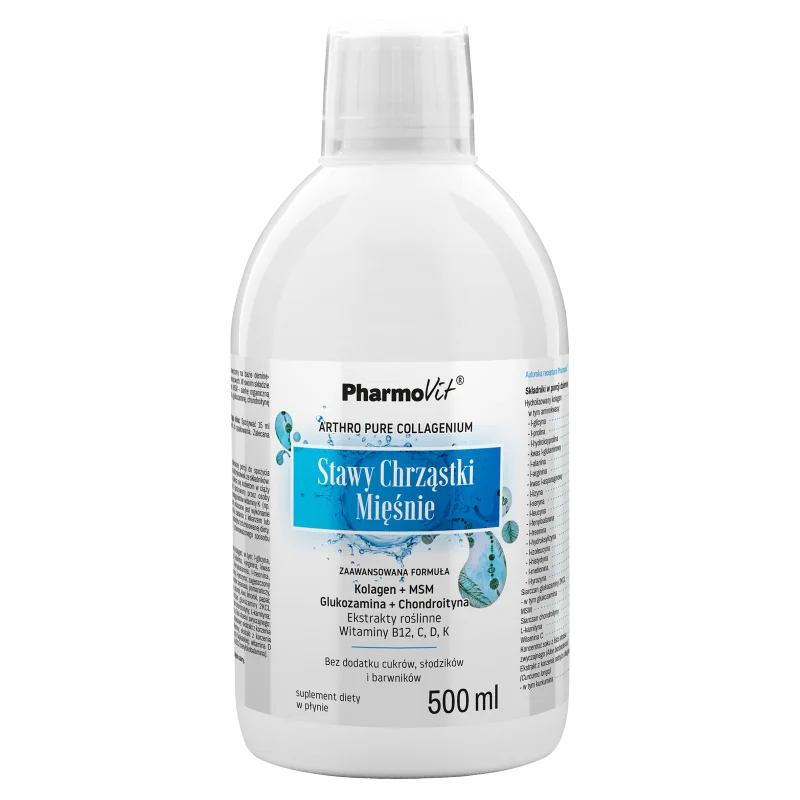 Pharmovit Stawy, Chrząstki, Mięśnie płyn, 500 ml