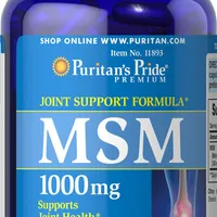 MSM Siarka Organiczna, suplement diety, 1000 mg, 120 kapsułek