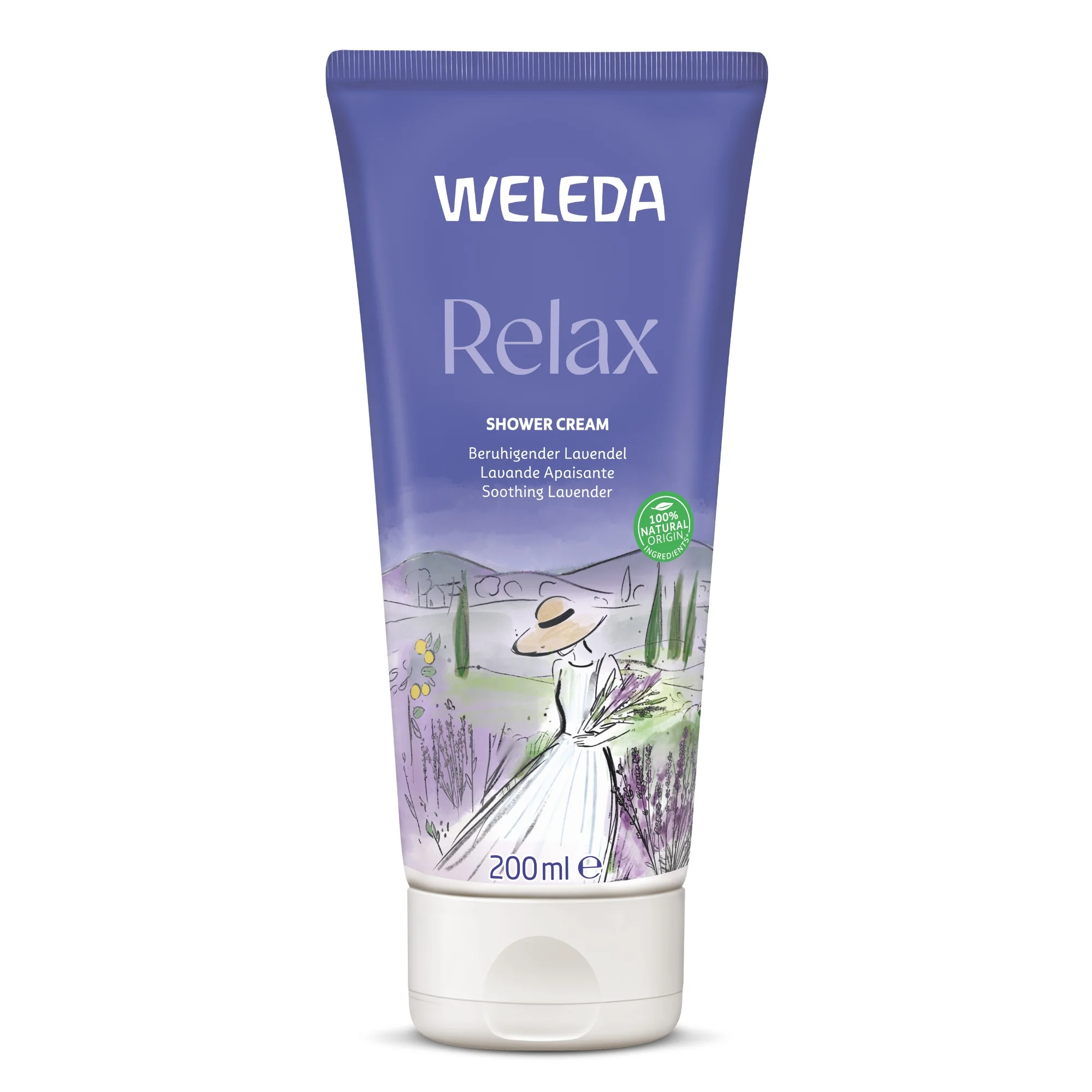 Weleda Aroma Shower Relax kremowy płyn pod prysznic, 200 ml