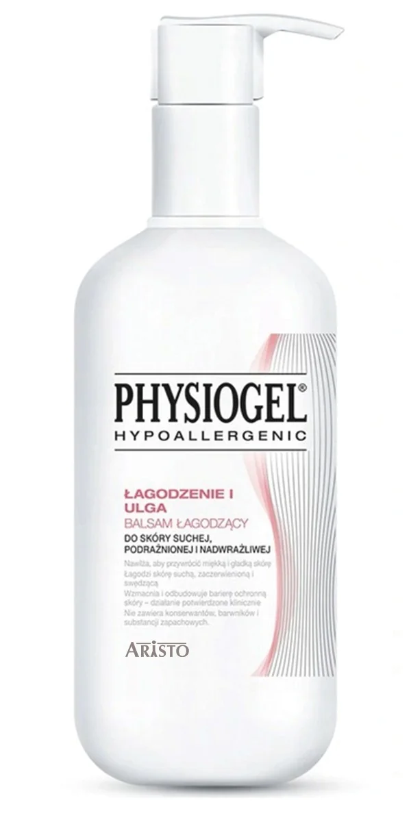 Physiogel Łagodzenie i Ulga Balsam łagodzący do skóry suchej, podrażnionej i nadwrażliwej, 400 ml