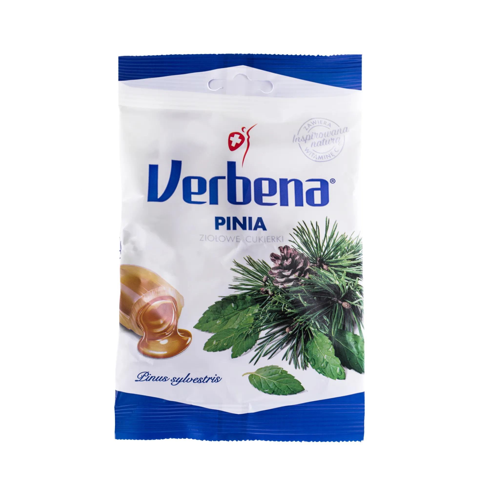 Verbena, cukierki ziołowe z pinia i wiatminą C, 60g