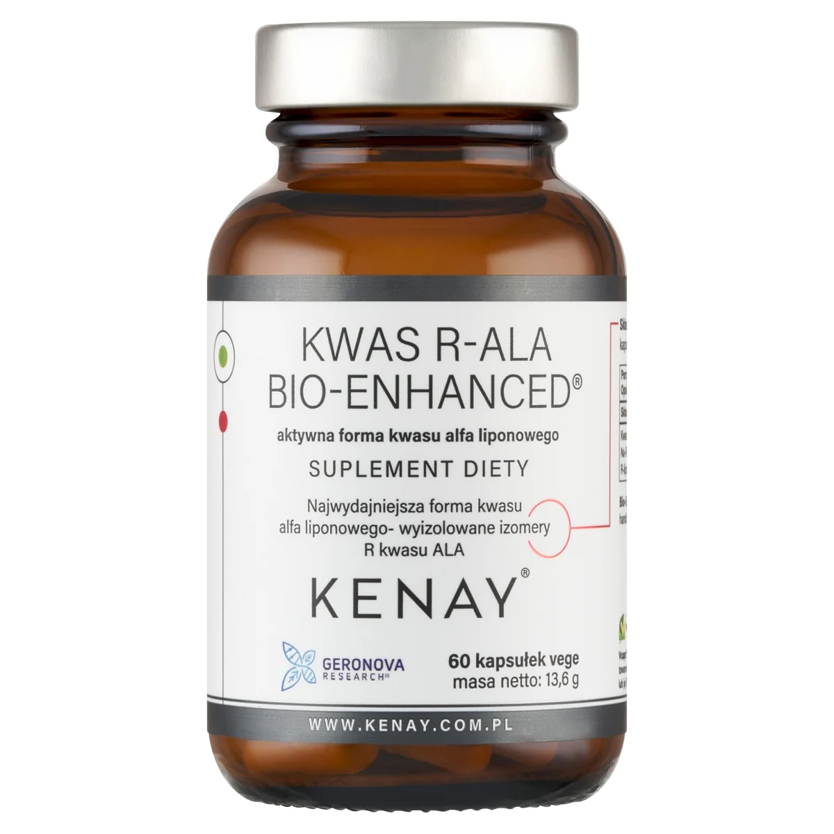 KenayAG Kwas R-ALA Bio-Enhanced 60 kapsułek