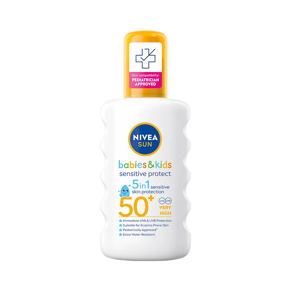 Nivea Sun Kid's Sensitive spray do opalania SPF 50+, 200 ml