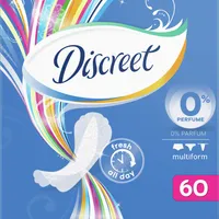 Discreet Multiform 0% Air, wkładki higieniczne, 60 sztuk