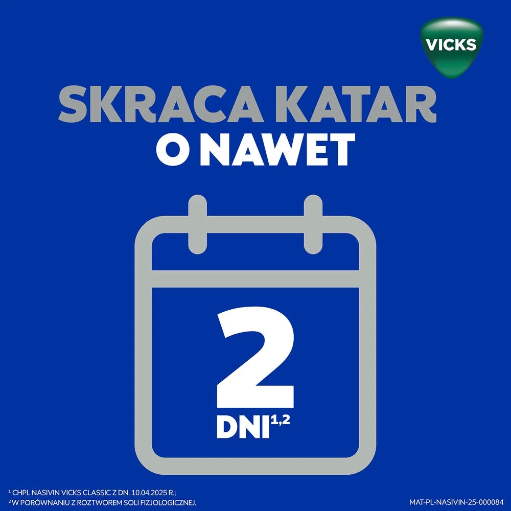 Nasivin Vicks Classic 0,5 mg/ml, aerozol do nosa, 10 ml