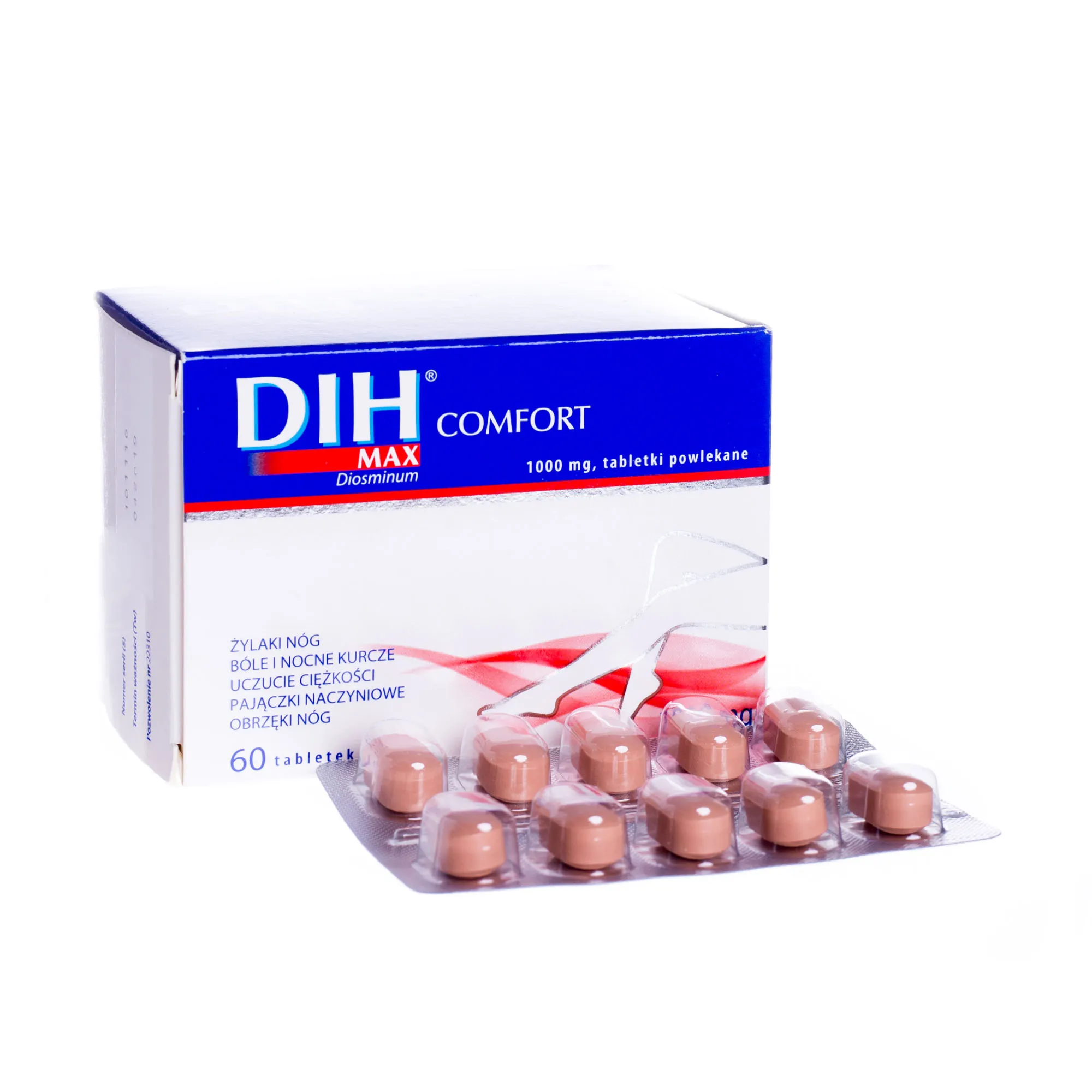 DIH Max Comfort 1000 mg, 60 tabletek 