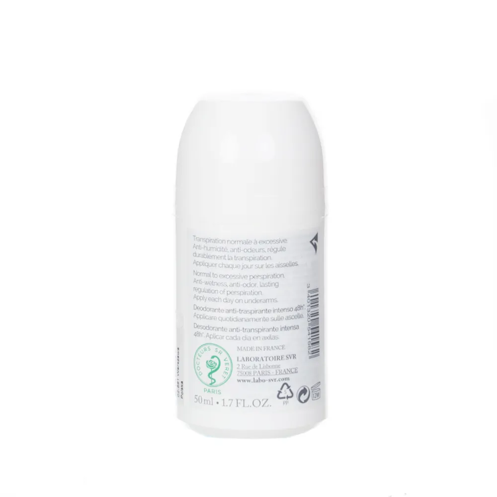 SVR, Spiral roll-on, antyperspirant dla skóry wrażliwej, 50 ml 
