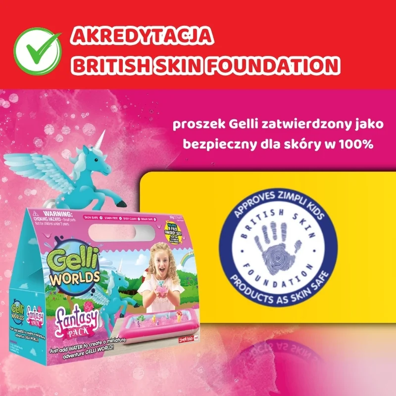 Zimpli Kids Gelli Worlds Fantasy Pack zestaw do tworzenia gelli z figurkami i tacą