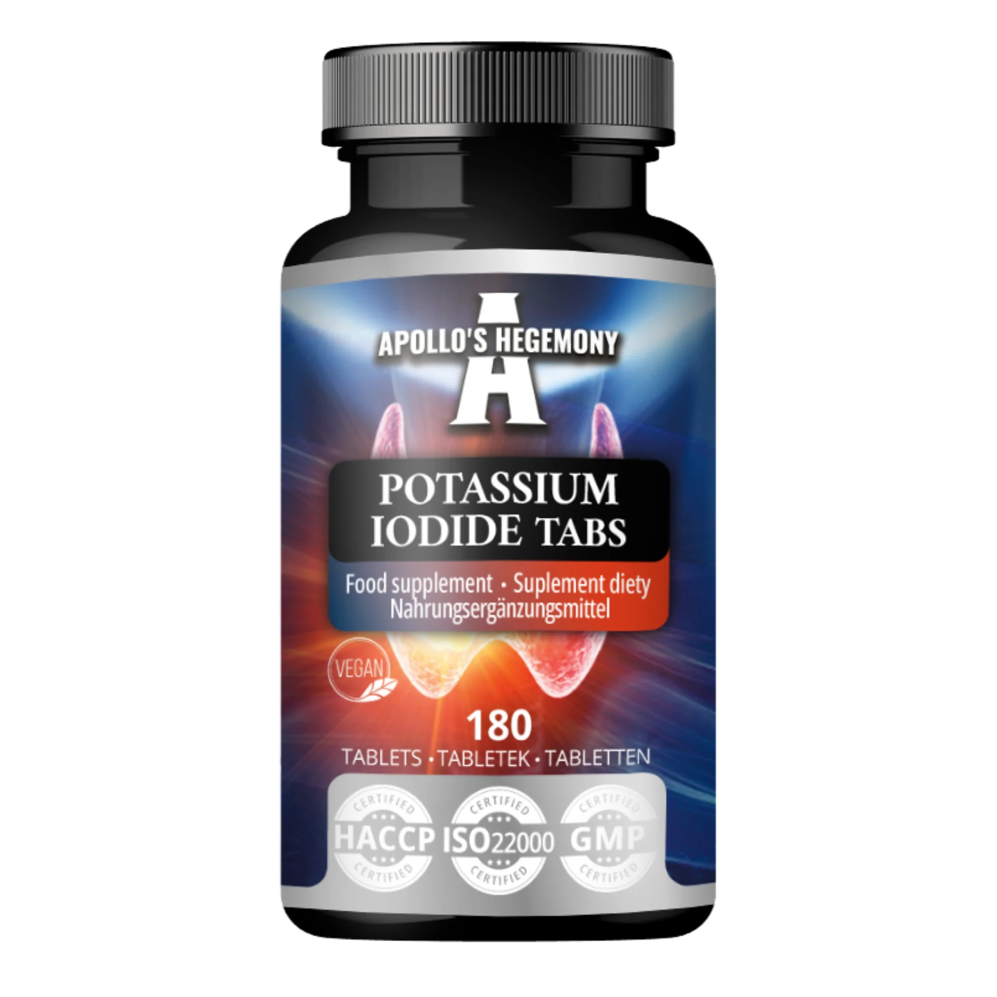 Apollo's Hegemony Potassium Iodide 180 tabletek