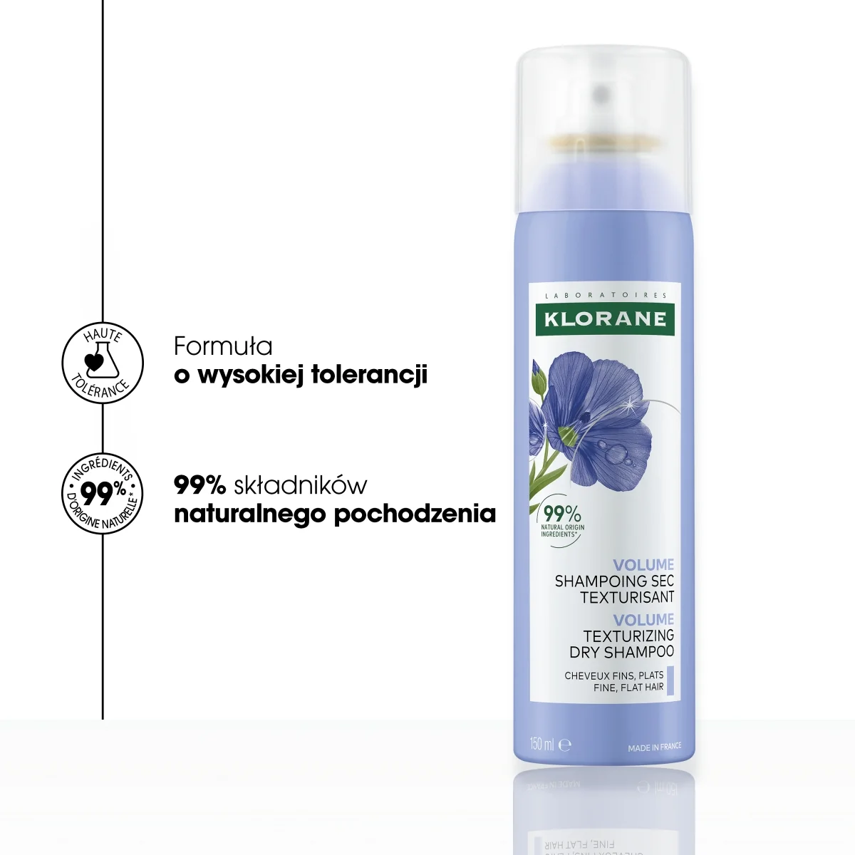 Klorane teksturujący szampon suchy, 150 ml