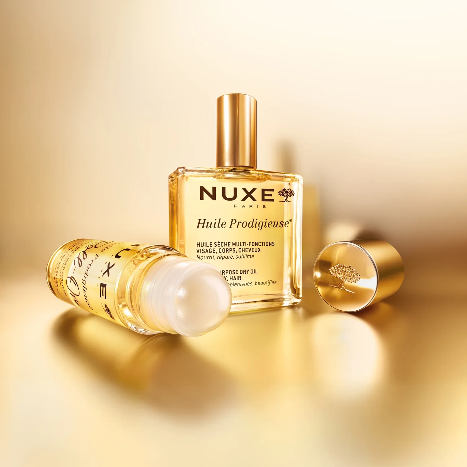 Nuxe Huile Prodigieuse® roll-on, suchy olejek, 60 ml
