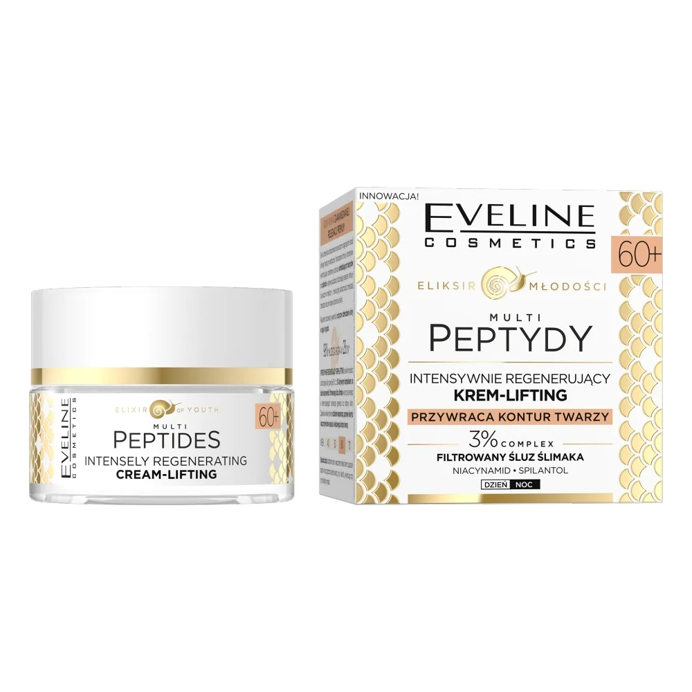 Eveline Eliksir Młodości intensywnie regenerujący krem-lifting 60+, 50 ml