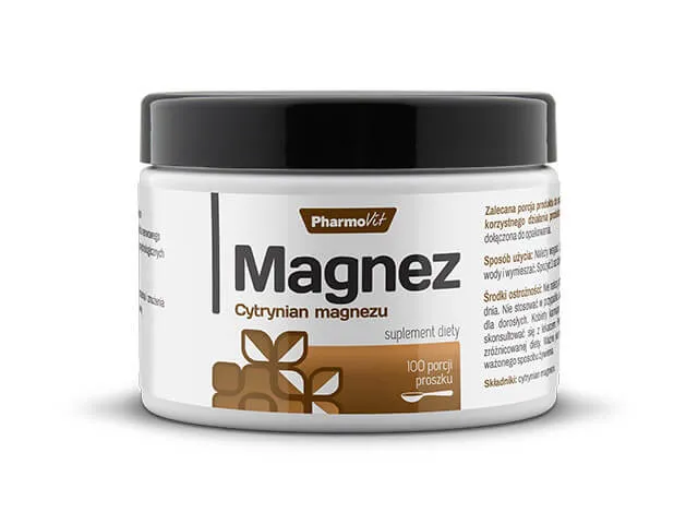 Magnez - Cytrynian Magnezu Pharmovit, suplement diety, 250 g