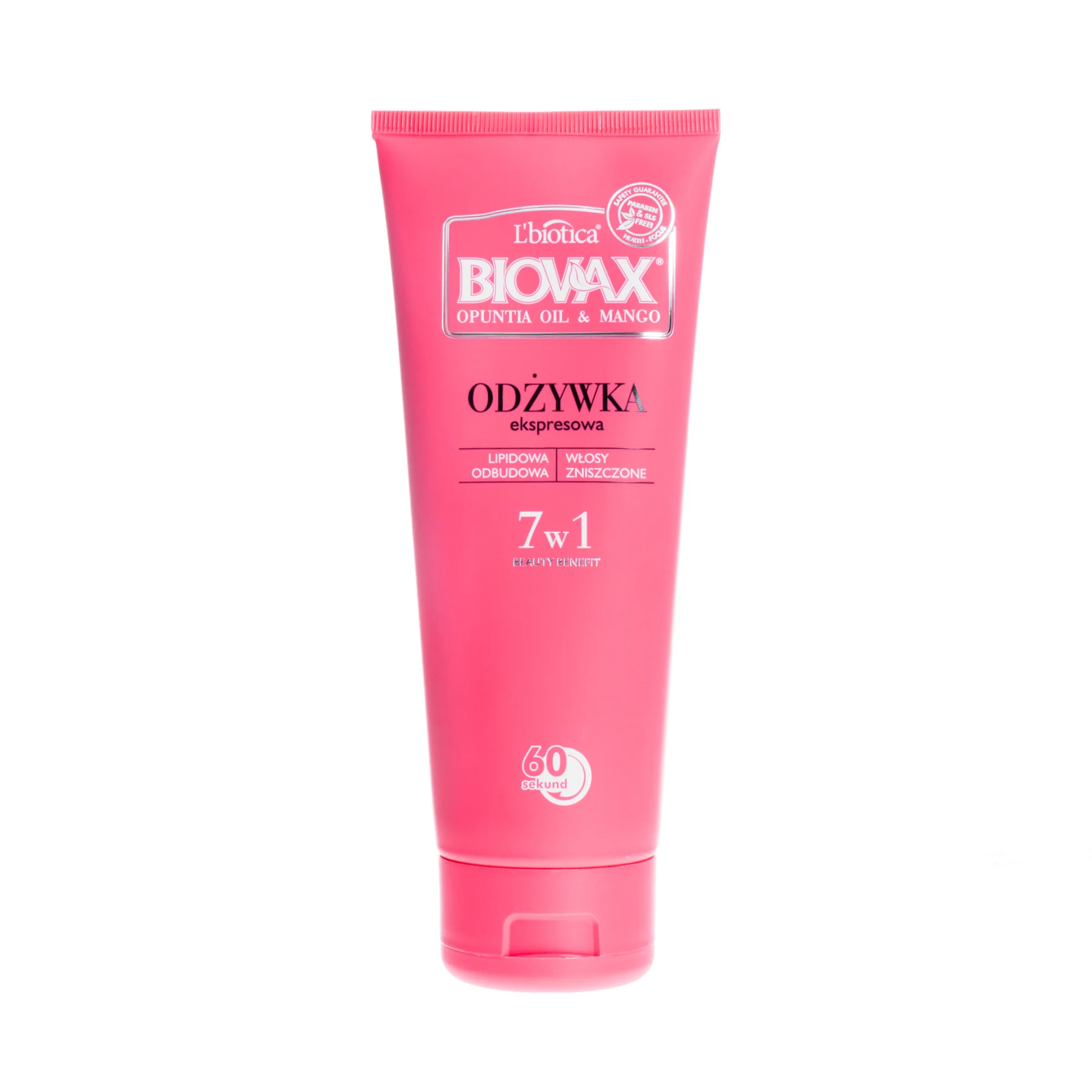 L'biotica, Biovax, Odżywka expresowa do włosów 7 w 1, 200 ml