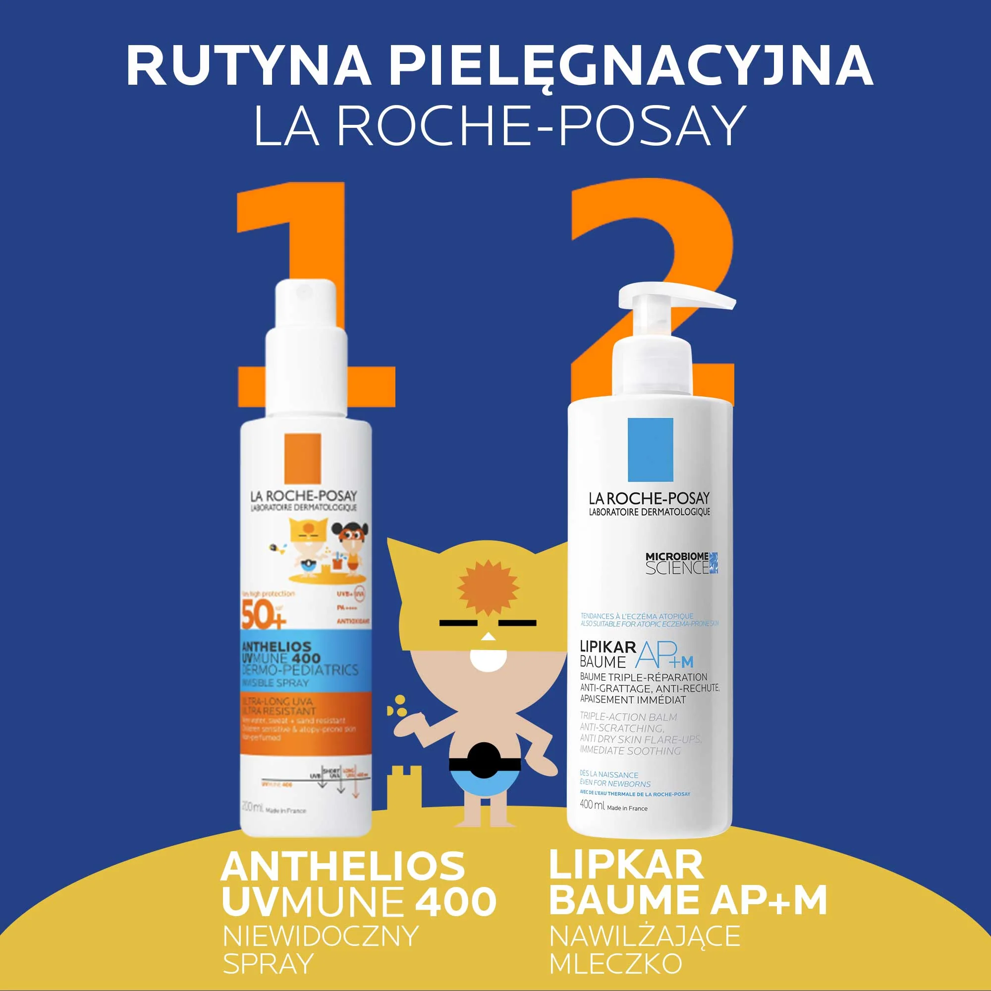 La Roche-Posay Anthelios UVMUNE 400 Dermo-Pediatrics SPF50+ niewidoczny spray 200 ml