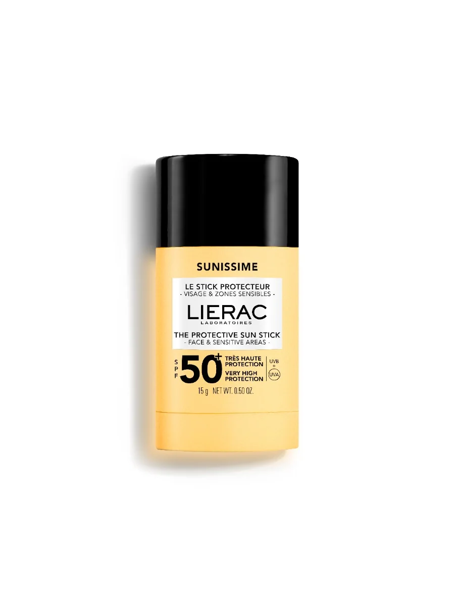 Lierac Sunissime sztyft ochronny 50 SPF+ anti-aging, 15 g