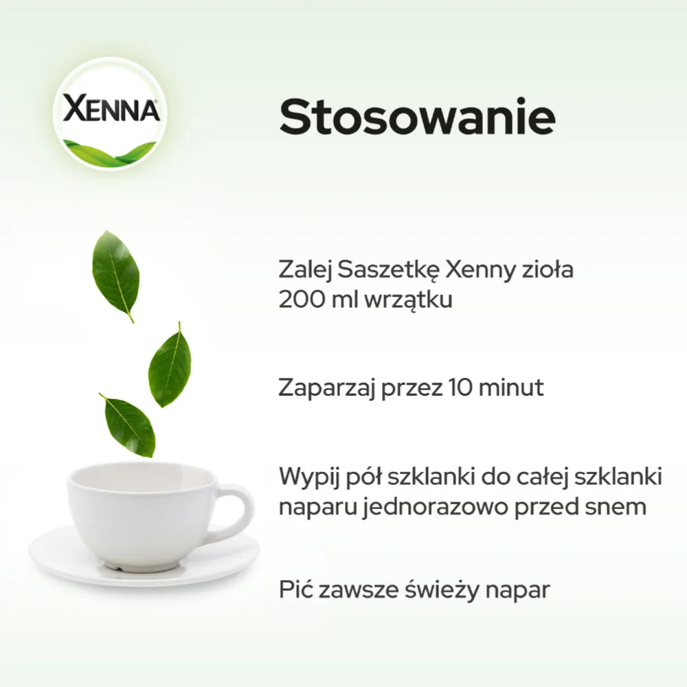 Xenna zioła na zaparcia, 20 saszetek