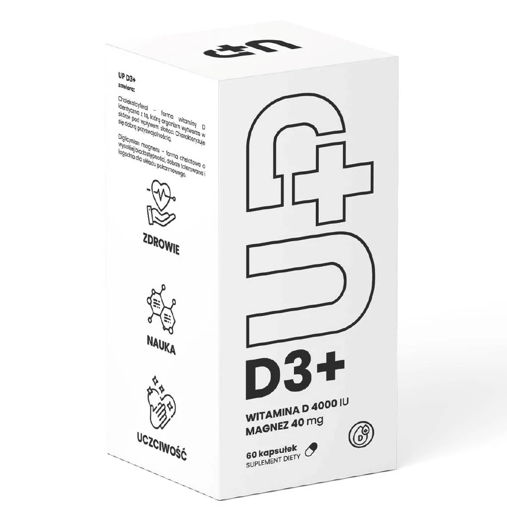 UP Health Pharma UP D3+ 60 kapsułek