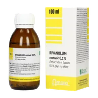 Rivanolum 0,1 % Amara,  1 mg/g, płyn na skórę, 250 ml