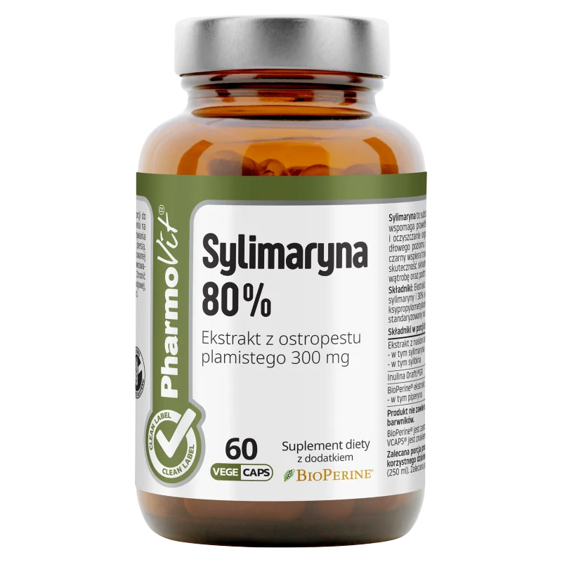Pharmovit Sylimaryna 80% suplement diety, 60 kapsułek