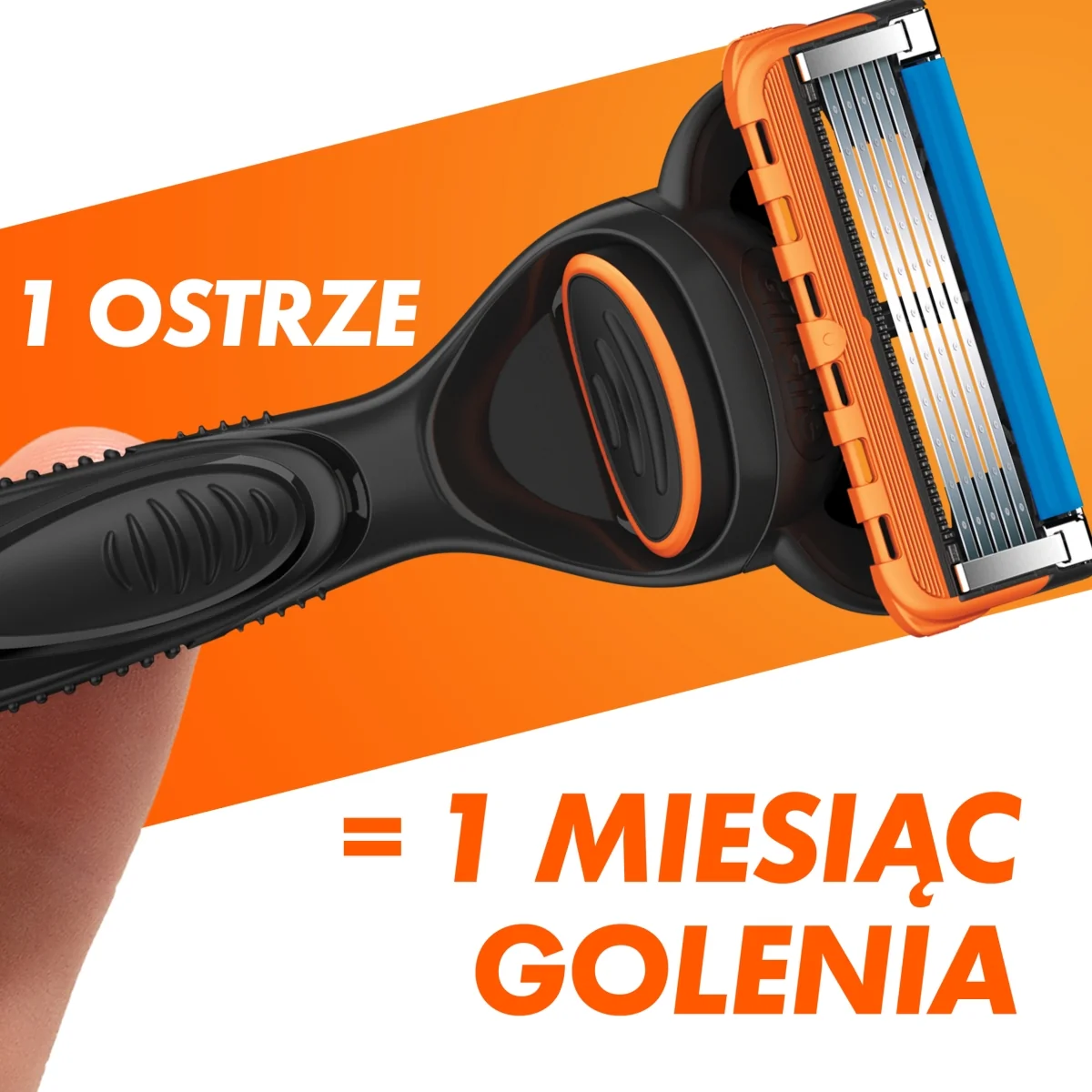Gillette Fusion5 Power maszynka do golenia dla mężczyzn, 1 maszynka, 10 ostrzy wymiennych