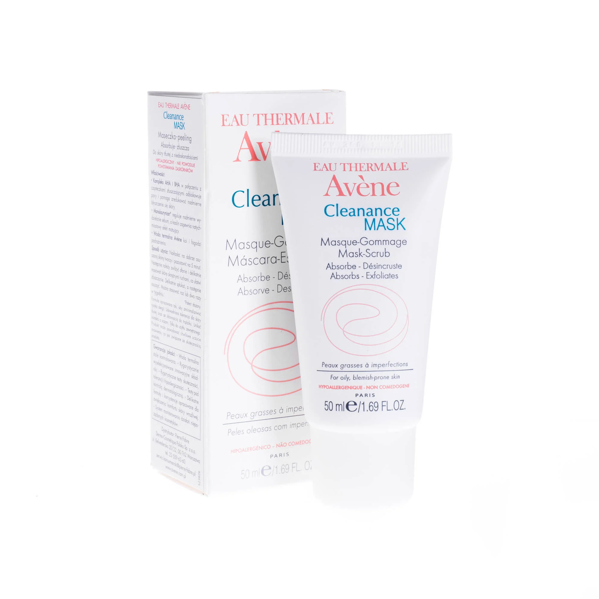 Avene Cleanance MASK, maseczka - peeling, 50 ml 